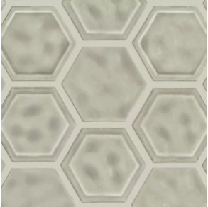 Taupe Hexagon - ceramic tile